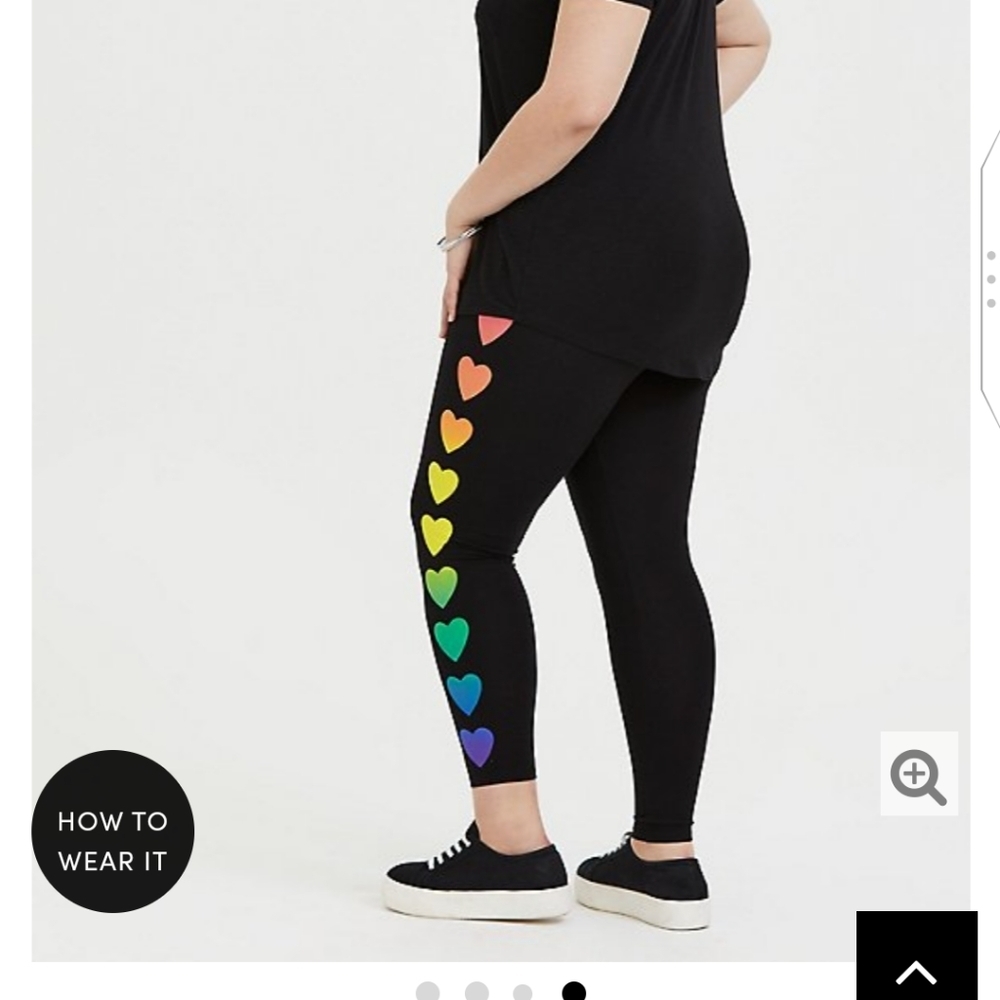🆕🌈💕 1X RAINBOW HEARTS PREMIUM LEGGING💕🌈
